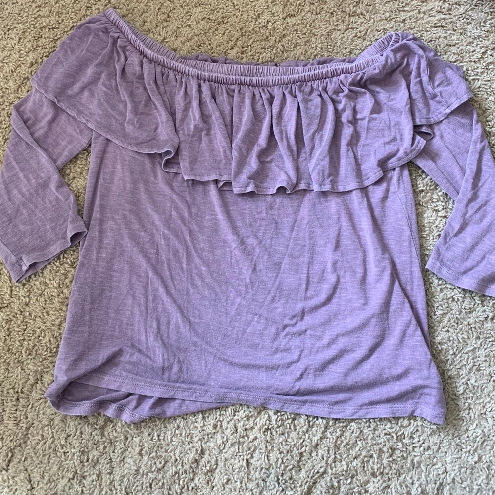 American Eagle 3/4 off shoulder top